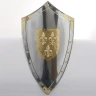 Metal Shield withthree Fleur De Lyses