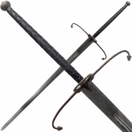 Schottisches Lowlander-Schwert, Antikfinish