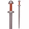 Vikingský meč Trondheim z damaškové oceli