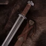 Vikingský meč Godfred s čepelí z damaškové oceli