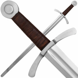 Křižácký meč s kotoučovou hlavicí a pochvou, třída C