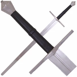 Medieval Two-Handed Sword, practical blunt, class D, Training Sword