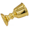 Chalice Goblet with thick stem 150 ml made of pure brass