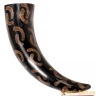 The Charred Crescents Drinking Horn Handcrafted from Genuine Ox Horn