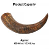 Medieval Viking Drinking Horn with Engraved Specs Handcrafted Genuine Ox Horn