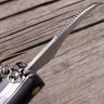 Houbařský nůž se štětcem, otvírákem, vývrtkou a pouzdrem na opasek
