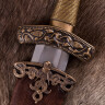 Vikingský meč Dybäck s kalenou čepelí a pochvou