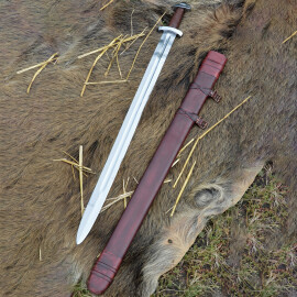 Raný vikinský meč Godfred s pochvou