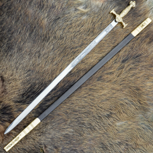 Zednářský obřadní meč s pochvou