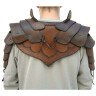 Gorget and pair of pauldrons