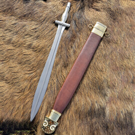 Hoplitský meč Campovalano s pochvou