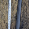 Ritual Sword with Black Cross Guard, 32" with Scabbard