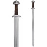 10c Viking Sword w/ scabbard, five-lobed pommel, regular