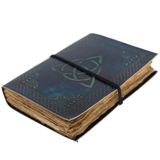 Paper Leather Journal Trinity knot (Triquetra)