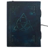 Paper Leather Journal Trinity knot (Triquetra)
