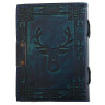 Paper Leather Journal Deer With Antlers