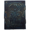 Paper Leather Journal with Mexican skeleton skull