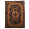 Paper Leather Journal with Plant Mandala