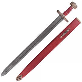 Vikingský meč Hedeba, 9. století, damašková ocel