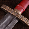 Vikingský meč Hedeba, 9. století, damašková ocel
