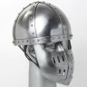 Late medieval helmet Spangenhelm with face plate - Size L