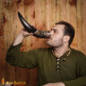 Medieval Drinking Horn Natural Finish