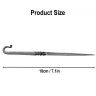 Barbecue Skewer Stainless Steel Roast Stick For Picnic, hand forged