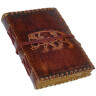 Leather Journal with patinated paper and Celtic Boar (Mercia Kingdom)