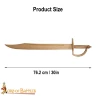 Dřevěná pirátská šavle 76cm