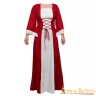 Medieval Princess Dress red & white