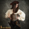 Damen-Lederkorsett Piratin Anne Bony