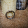 Belt ring buckle Antique Brass, set of 5