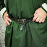 Mittelalterlicher Ledergürtel mit Zierlinienprägung