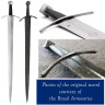 Evropský rytířský meč 14. století, licence Royal Armouries