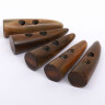 5cm Horn Toggles brown, 5pcs