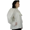 Baroque shirt with jabot Johann - L, white, men