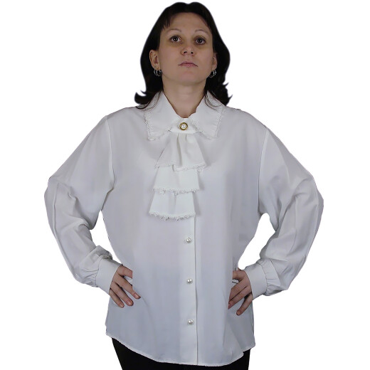 Barokní košile s kaskádovitou fiží - velikost L