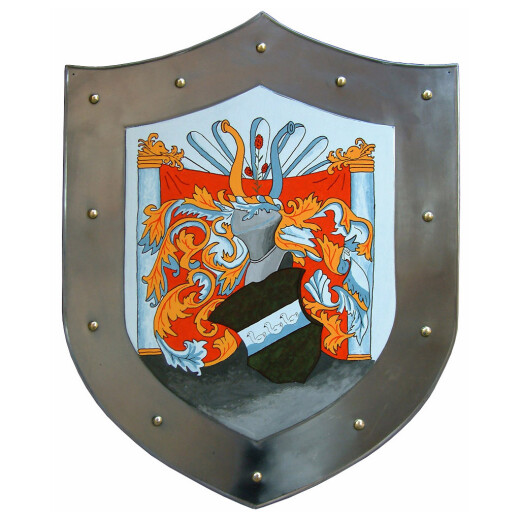 Wappenschild - Sonderanfertigung - Dekoration - rostender Stahl (authentisch)
