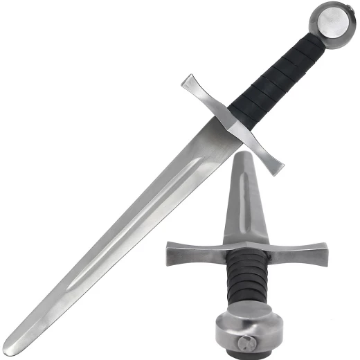 Dagger Jordan 48cm - brown leather, brushed, matt finish, blunted