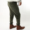 Green velvet pants - S/M