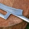 Fauchard Gabel, 12. Jh. - stumpf, ungehärteter Baustahl