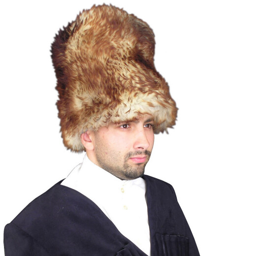Fur hat from sheep fur - S or M