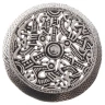 Malá Vikingská schránková brož Gotland - stříbrná