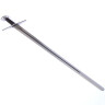Schwert Hastings, Schaukampfklasse B - gebürstet, matt, stumpf (Ca 3mm), industriell gewalzt, eingraviert
