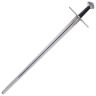 Schwert Hastings, Schaukampfklasse B - gebürstet, matt, stumpf (Ca 3mm), industriell gewalzt, eingraviert