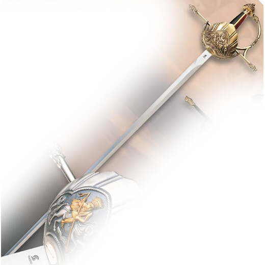 Musketeers sword with brass finish