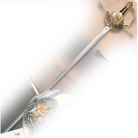 Musketeers sword with brass finish