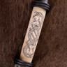 Viking Long Seax with Bone Grip in Jellinge Style, 10th c.