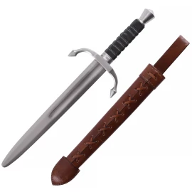Renaissance Dagger with Leather Sheath, Practical Blunt, class D