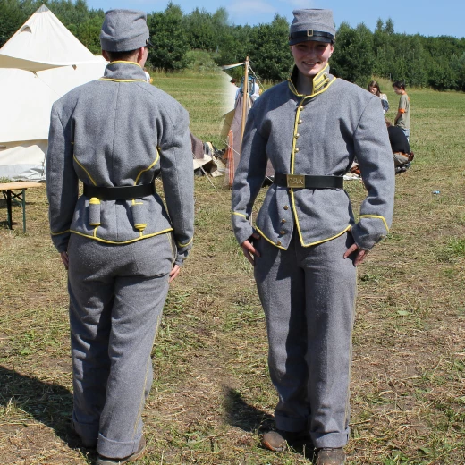 Infanterieuniform der Konföderierten, Amerikanischer Bürgerkrieg - nur Hut
